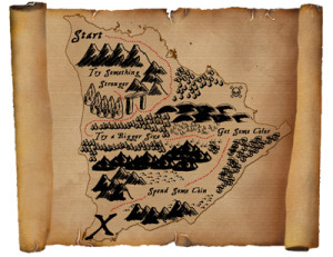 Budding Aficionado Treasure Map